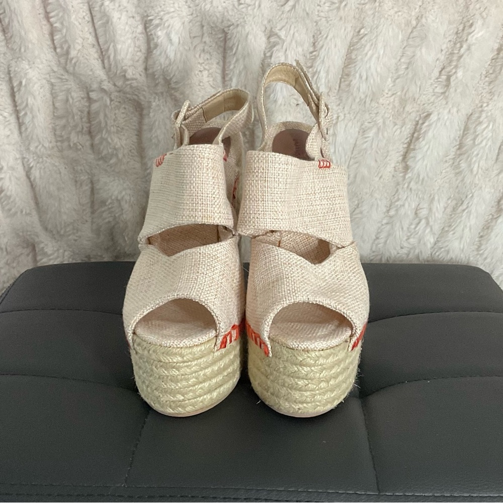 Madison Harding Strappy Wedge Sandals